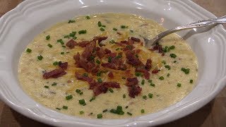 The BEST Potato Soup Recipe Ever  MrMakeItHappen [upl. by Granlund]