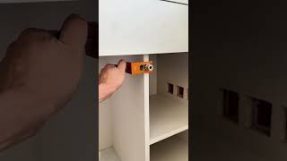 How to install a hidden lock on a bookcase [upl. by Otrebcire619]