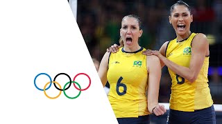 Womens Volleyball Pool B  BRA v TUR  London 2012 Olympics [upl. by Athene]