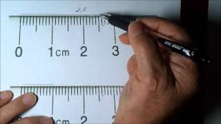 How to Measure length correctly using a Centimeter Ruler [upl. by Ayotyal211]