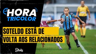 SOTELDO DE VOLTA AO TIME  TUDO SOBRE GRÊMIO X CAXIAS  CAÍQUE TITULAR [upl. by Alvira586]