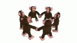 10 HOURS Happy Monkey Circle meme [upl. by Shuman]