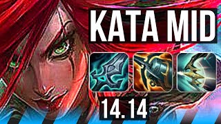 KATARINA vs EZREAL MID  1913 13 solo kills Legendary 67 winrate  EUNE Master  1414 [upl. by Roskes]