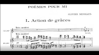 Messiaen Olivier 19361937 Poèmes pour Mi pour soprano et piano — Maria OrànYvonne Loriod [upl. by Eseerehs630]