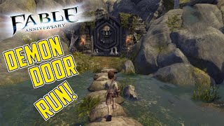 DEMON DOOR RUN  Fable Anniversary [upl. by Shornick855]