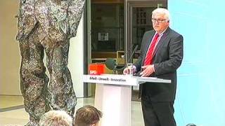 Fazit der Veranstaltung quotLeitideen einer neuen Wirtschaftspolitikquot durch FrankWalter Steinmeier [upl. by Almallah]