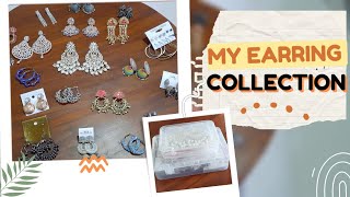 My Earring Collection  Jimikki Collection  Earring Jewellery  Malayalam [upl. by Mela]