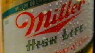 1984 Miller High Life Commercial [upl. by Alyakcm]