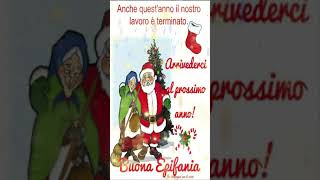 Auguri Befana per Whatsapp con video frasi e immagini divertentiBuongiorno buona Befana [upl. by Bennir]