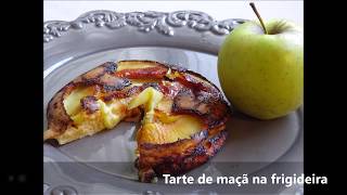 Tarte de maçã na frigideira simples e rápido  PALEO  LOWCARB  DIABÉTICO [upl. by Venetis]