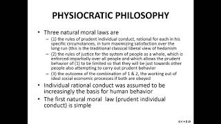 Physiocracy Mid18th Century Thought [upl. by Hepsiba]