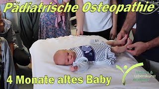 Pädiatrische Osteopathie  4 Monate altes Baby [upl. by Eberta]