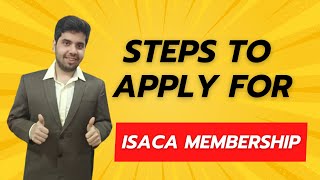 Applying for ISACA Membership Made Easy  CISA Training [upl. by Natika]