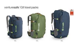 Pacsafe Venturesafe 45L GII antitheft travel pack [upl. by Resneps]