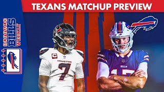 Buffalo Bills at Houston Texans Matchup Preview  Buffalo Bills Weekly [upl. by Plante]