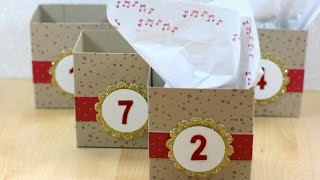 Adventskalender selber basteln Schnell und einfach DIY [upl. by Petes]