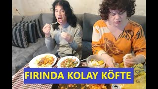 FIRINDA SEBZELİ PRATİK KÖFTE TARİFİ [upl. by Eal701]