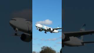 Egyptair Boeing 777300 Landing On 27L At London Heathrow Subscribe Travel With Julian  aviation [upl. by Flavia]