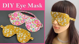 💖💖💖 DIY Sleeping Mask  How To Make Easy Sleeping Eye Mask  Sleep Mask Pattern  máscara de olho [upl. by Atinev]