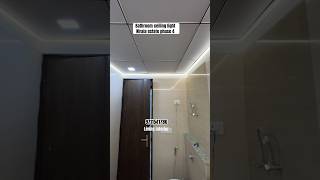 Bathroom ceiling light 💡 livinginterior bathroom niralaestate acedivino shorts viral light [upl. by Eirelam]