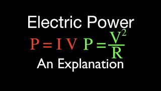 Electric Power 1 of 3 and Watts An Explanation [upl. by Columbyne]