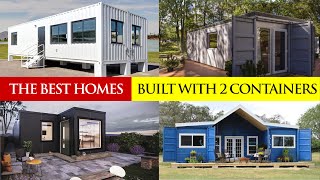 2 X 40foot Shipping Container Homes Designs with Floor plans [upl. by Kit]