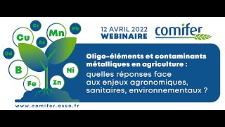 Généralités sur les éléments traces  oligoéléments et contaminants  Laurence Denaix  Inrae [upl. by Kralc]