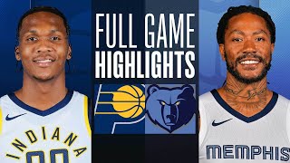 PACERS at GRIZZLIES  NBA PRESEASON FULL GAME HIGHLIGHTS  October 8 2023 [upl. by Erinna378]