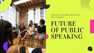 🔊 The Future of Public Speaking Can Holograms Replace the Stage 🎤✨ [upl. by Alinna]