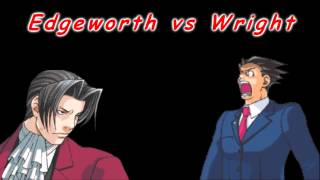 VG Arch Rivals 1  Edgeworth vs Wright Cornered Lying Coldly Steel Samurai [upl. by Gretna318]