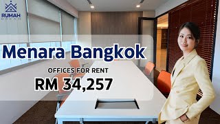 Menara Bangkok Bank  Offices with 3606sqft in Jalan Ampang KLCC  RM 34257  Eunice Yong [upl. by Mathur835]