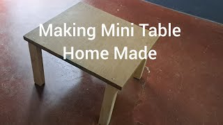 Making DIY Home Made Mini TableHow to make Table viralvideo table [upl. by Notyard]