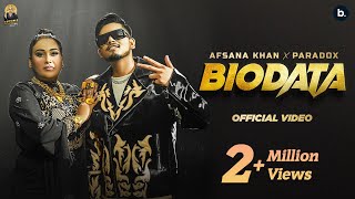 BIODATA  Official Video  Afsana Khan  Paradox  Punjabi Song 2023 [upl. by Lunt945]