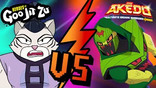 Goo Jit Zu Vs Akedo  Ultimate Fight Compilation  Cartoons For Kids [upl. by Abehsile]