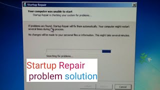 startup repair Windows 7 fix  system recovery  repair windows 7 online repair windows 10 online [upl. by Redd284]