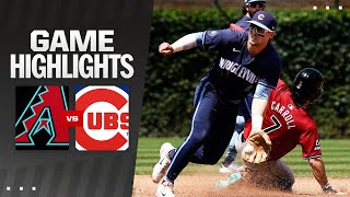 Dbacks vs Cubs Game Highlights 71924  MLB Highlights [upl. by Nairret764]