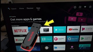 How to connect pendrive to android tv  Smart led tv me pendrive kaise chalaye [upl. by Almap]