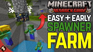 How Mob Spawner Farms Work 121  Minecraft Bedrock Guide 121 Ep4 [upl. by Albers]