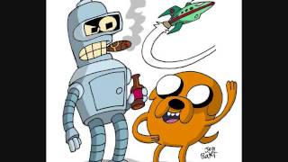 Bender and Jake sing Bacon Pancakes together out of tune [upl. by Orsino]