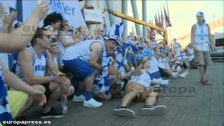 Aficionados con la selección de Finlandia de Baloncesto [upl. by Oivatco346]