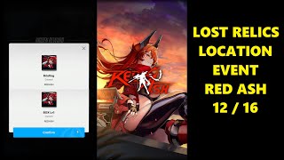 1216 Lost Relics Location at Event Red Ash  GODDESS OF VICTORY NIKKE [upl. by Joktan]