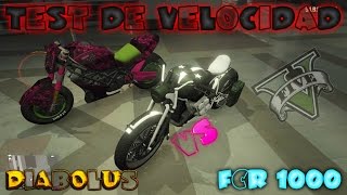 PEGASSI FCR 1000 VS PRINCIPE DIABOLUS  TEST DE VELOCIDAD GTA 5 ONLINE  Nueva moto de Benny [upl. by Akinod]