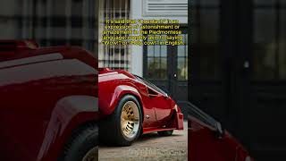 Unleashing the Legendary Power Lamborghini Countach  A Timeless Icon of Speed and Style cars [upl. by Tdnerb554]