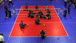 2010 Worlds Highlights  Canada Men Sitting Volleyball [upl. by Anile469]