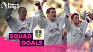 MAGNIFICENT Leeds United Goals  Viduka Yeboah Haaland  Squad Goals [upl. by Elliot]