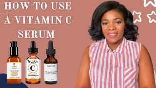 How to Use a VITAMIN C Serum the Right way  Dr Janet [upl. by Roer]