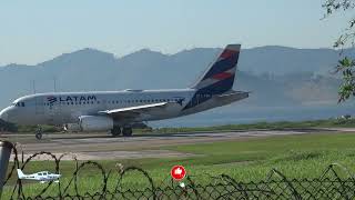 decolagem Airbus A319 PTTML LATAM no SDU RJ [upl. by Susi721]