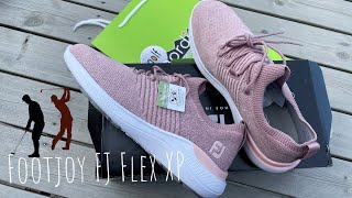 Footjoy Flex XP Golf Shoes 2021  Unboxing [upl. by Greiner]