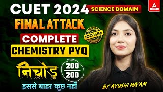 CUET 2024 Chemistry PYQs in One Shot  Nichod Series  By Ayushi Maam [upl. by Suivatna]