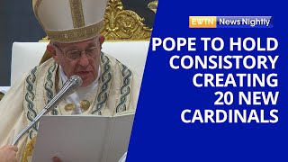 Pope Francis to Hold Consistory Creating 20 New Cardinals  EWTN News Nightly [upl. by Wadsworth283]